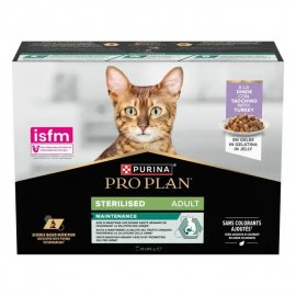 Purina Pro Plan Adult Sterilised Maintenance Turkey вологий корм для стерилізованих котів, шматочки в желе ІНДИЧКА