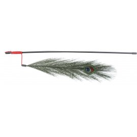 Trixie Удочка с пером павлина для кошек (4509)