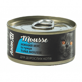 AnimAll Mousse Tuna вологий корм для котів ТУНЕЦЬ, мус