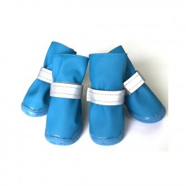 Ruispet водонепроницаемые демисезонные ботинки для собак малых пород, синий