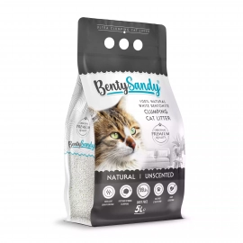 Benty Sandy Бентонитовый наполнитель для кошачьего туалета, без аромата