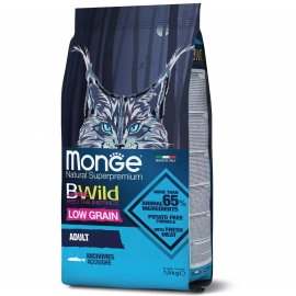 Monge Cat BWild Adult Anchovies сухой корм для взрослых кошек АНЧОУСЫ