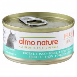 Almo Nature HFC Jelly Trout & Tuna влажный корм для кошек ФОРЕЛЬ и ТУНЕЦ