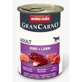 Animonda (Анімонда) GranCarno Adult Beef & Lamb вологий корм для собак ЯЛОВИЧИНА та ЯГНЯ