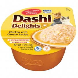 Inaba Cat Dashi Delights лакомство для кошек КУРИЦА С СЫРОМ