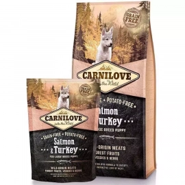 Carnilove SALMON & TURKEY LARGE BREED PUPPY (ЛОСОСЬ И ИНДЕЙКА) корм для щенков крупных пород Carnilove SALMON & TURKEY LARGE BREED PUPPY (ЛОСОСЬ И ИНДЕЙКА) корм для щенков крупных пород