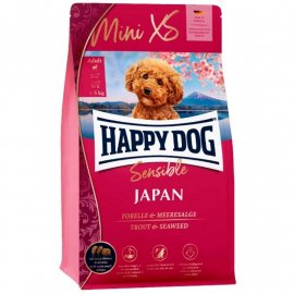 Happy Dog Sensible Mini XS Japan Trout & Seaweed сухой полнорационній корм для собак малых пород ФОРЕЛЬ и ВОДОРОСЛИ
