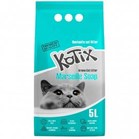 Kotix Marseille Soap бентонітовий наповнювач для котячого туалету МАРСЕЛЬСЬКЕ МИЛО, бірюзові гранули