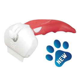 FoOlee Easee (Фоли Изи) Дешеддер для удаления линяющей шерсти животных, красный