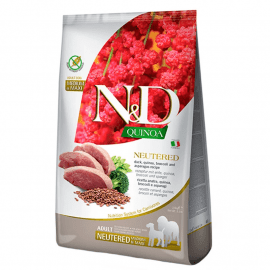Farmina (Фарміна) N&D Grain Free Quinoa Neutered Adult Medium & Maxi корм для стерилізованих собак середніх і великих порід КАЧКА, КІНОА Farmina (Фарміна) N&D Grain Free Quinoa Neutered Adult Medium & Maxi корм для стерилізованих собак середніх і великих порід КАЧКА, КІНОА
