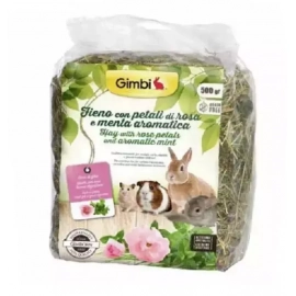 Gimbi Сіно для гризунів з трояндою і м'ятою, 500 г