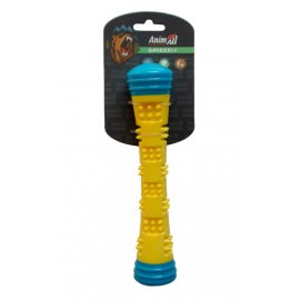 AnimAll GrizZzly игрушка для собак ВОЛШЕБНАЯ ПАЛОЧКА, голубой/желтый