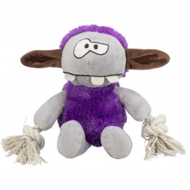 Trixie Monster игрушка для собак, монстр с канатом, фиолетовый