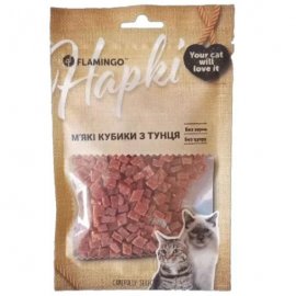 Flamingo Лакомство для кошек МЯГКИЕ КУБИКИ ИЗ ТУНЦА