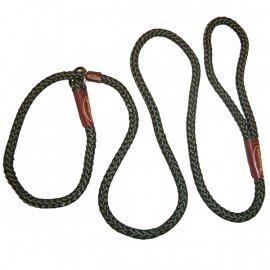 Coastal for Hunting Dogs Braided Rope ошейник и поводок рывковый для собак, зеленый