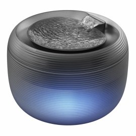 Collar WAUDOG автоматична напувалка-фонтан для собак та кішок з підсвічуванням, сірий