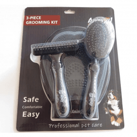AnimAll Набір для грумінгу 3в1, СІРИЙ