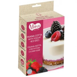 Mavsy Freeze Dried Panacotta, Yogurt & Wild Berries ласощі для собак від 3 місяців ПАНАКОТА, ЙОГУРТ та ЛІСОВІ ЯГОДИ