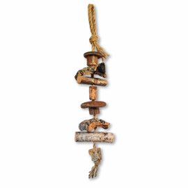 Zelena Zoo Игрушка из кокоса и пробки для птиц