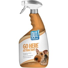 OUT! Go Here Attractant Training Spray спрей для привчання до туалету для собак