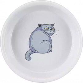 Trixie Ceramic Bowl керамічна миска для кішок, сірий  (24652)