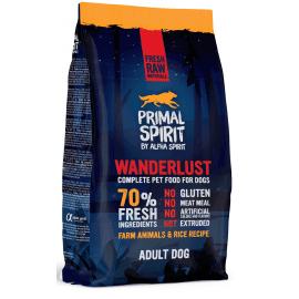 Primal Spirit Wanderlust Farm Animals & Rice сухий корм для собак ФЕРМЕРСЬКІ ТВАРИНИ ТА РИС