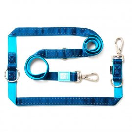 Max & Molly Urban Pets Multi-Function Leash многофункциональный поводок для собак Matrix Sky Blue