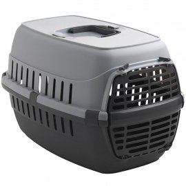 Moderna Road Runner переноска для собак и кошек, ПЛАСТИК ДВЕРЬ, серый