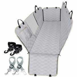 Senful Lassie Dog чехол для автомобильного сидения с сетчатым визуальным окном, серый