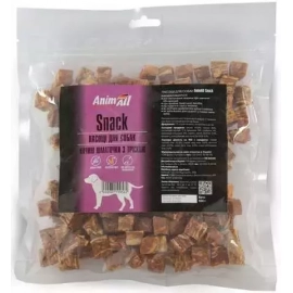 AnimAll Snack утиные кусочки с треской для собак