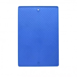 DEXAS Pet Bowl Grippmat - Коврик антискользящий под миски для собак и кошек, синий