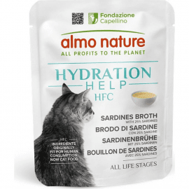 Almo Nature HFC Hydration Help Sardines Broth with Sardines вологий корм для котів БУЛЬЙОН З САРДИН ТА ФІЛЕ САРДИН