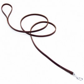 Coastal (Костал) Circle-T Dog Leash кожаный поводок для собак, КАШТАНОВЫЙ
