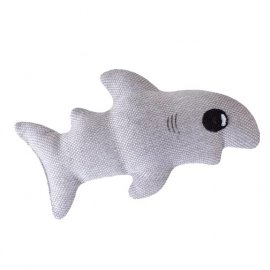 Harley & Cho Акула-Каракула Grey м'яка іграшка для собак і кішок, сірий