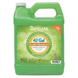 Tropiclean SWEET MANDARIN HC концентрированный универсальный дезодорирующий шампунь для собак и кошек СЛАДКИЙ МАНДАРИН (1:42)