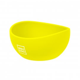 Collar WAUDOG Silicone силіконова миска для котів та собак, ЖОВТИЙ