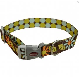 Coastal (Костал) Sublime ошейник для собак, РОМАШКИ С ТОЧКАМИ