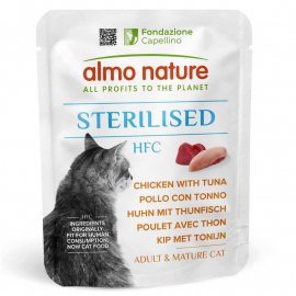 Almo Nature HFC Sterilised Chicken with Tuna вологий корм для котів КУРКА ТА ТУНЕЦЬ