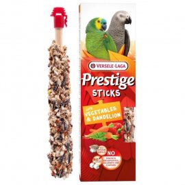 Versele-Laga Prestige Sticks Parrots Vegetables & Dandelion ласощі для середніх і великих папуг ОВОЧІ І КУЛЬБАБА