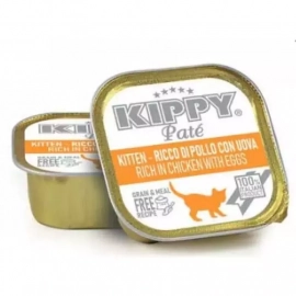Kippy (Киппи) Kitten CHICKEN with EGGS влажный корм для котят КУРИЦА и ЯЙЦА, паштет