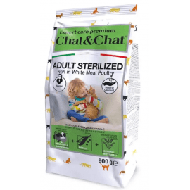 Gheda Expert Care Premium Chat&Chat Adult Sterilized White Meat Poultry сухой корм для стерилизованных кошек ПТИЦА