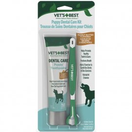 Vet's Best Dental Care Kit набір для чищення зубів цуценят