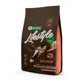Natures Protection Lifestyle GRAIN FREE SALMON KITTEN беззерновой корм для котят ЛОСОСЬ