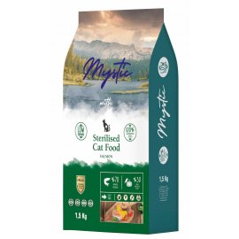 Mystic (Мистик) Sterilised Adult Cat Food with Salmon сухой корм для стерилизованных кошек ЛОСОСЬ