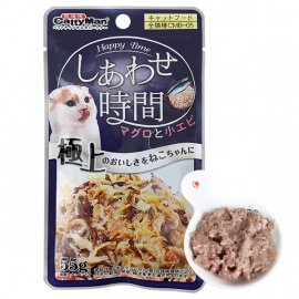 CattyMan Tuna Bonito Shrimps вологий корм для котів, шматочки в желе ТУНЕЦЬ, МАКРЕЛЬ, КРЕВЕТКИ