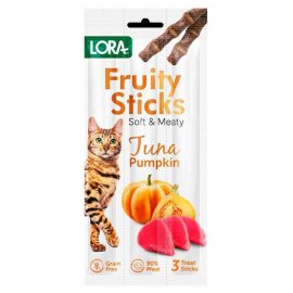Lora Fruity Sticks Tuna and Pumpkin ласощі для дорослих кішок ТУНЕЦЬ І ГАРБУЗ