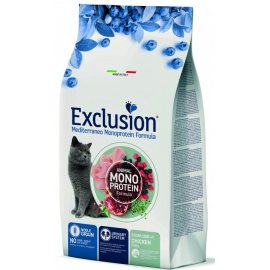 Exclusion (Эксклюжн) Cat Sterilized +7 Chicken сухой монопротеиновый корм для стерилизованных пожилых котов, КУРИЦА