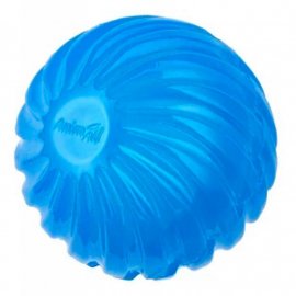 AnimAll Fun игрушка с пищалкой для собак и кошек МЯЧ С ВОЛНАМИ, синий