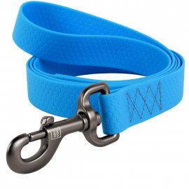 Collar WAUDOG WATERPROOF суперміцний повідець для собак із водовідштовхувального матеріалу, блакитний