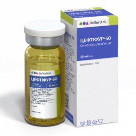 BioTestLab ЦЕФТИФУР-50 антибіотик місцевої дії для тварин